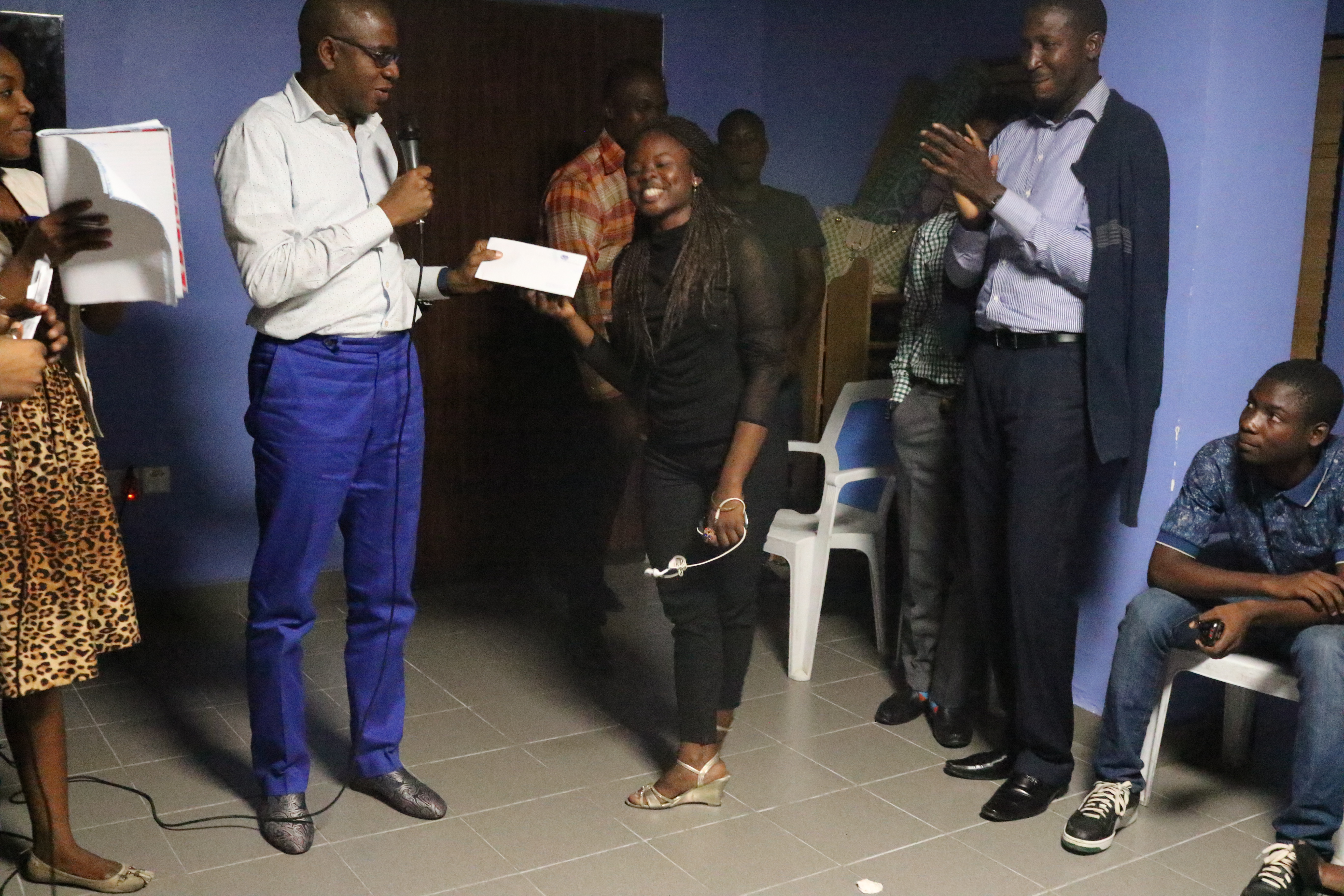 Nifemi Kolawole, Winner of the first prize during the second edition held in October. Bob Marley's Redemption Song won her the coveted highly position